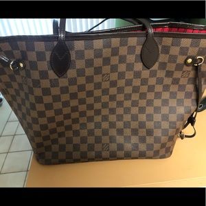 Louis Vuitton DAMIER EBENE NEVERFULL MM